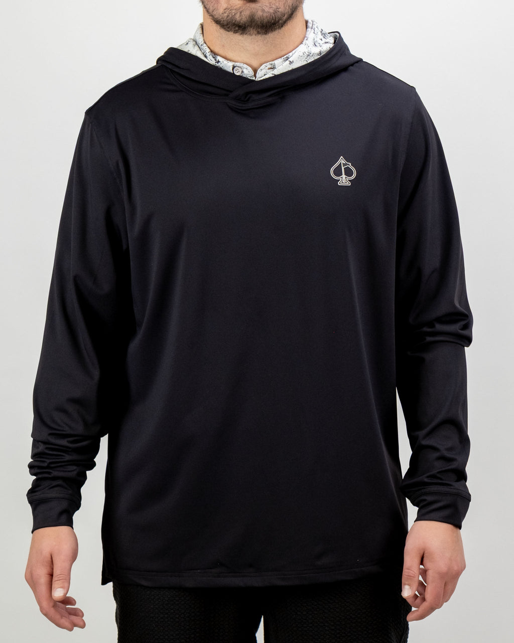 Performance Golf Hoodie - White Noise