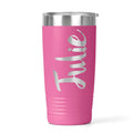 Insulated Powder Coated Tumbler - Personalized Stainless Steel Travel Mug with Double Wall Insulation