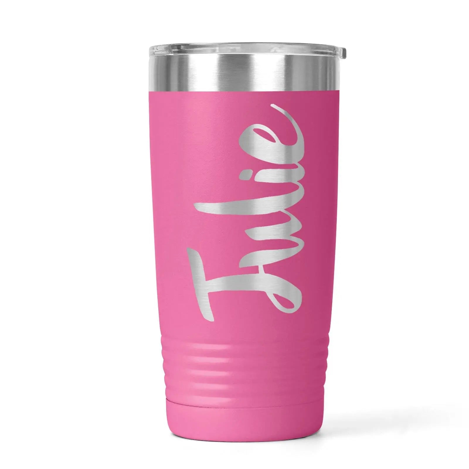 Insulated Powder Coated Tumbler - Personalized Stainless Steel Travel Mug with Double Wall Insulation